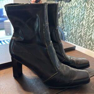 Brown Franco Sarto Ankle Boots